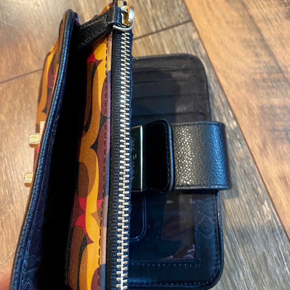 VERA BRADLEY Modern Lights Push Lock Wallet - Picture 10 of 11